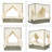 Adjustable Sun Bed With Curtain,High Comfort,With 3 Colors-136056241