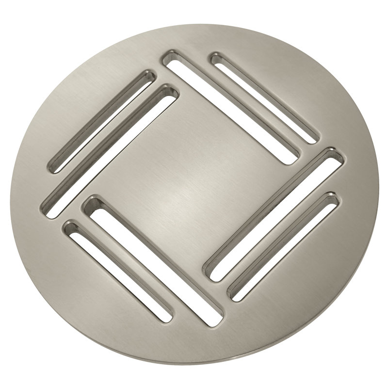 Belshire Grid Drain, Brushed Nickel