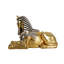 Grande statue de sphinx égyptien doré