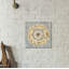 «Mandala Delight II Yellow Grey» par Danhui Nai, art mural sur toile-1690890697