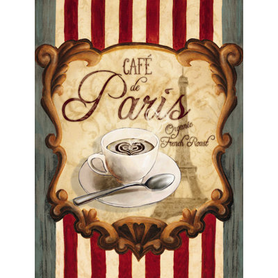 Café de Paris - reproduction sur toile tendue