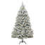 Artificial Christmas Tree Green and White PVC and Metal-1390573154