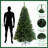 6 Ft. Pre-Lit Artificial Christmas Tree Hinged Xmas Tree With  Foldable Stand
