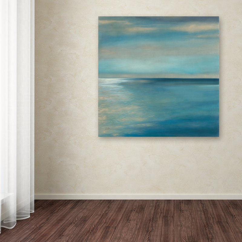 Clidy «Horizon», reproduction sur toile tendue, H 35 po x l 35 po x P 2 po