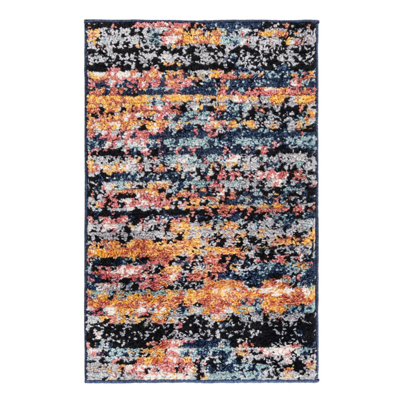 Alia Performance Multi colored Rug, Rectangle 2' x 3'