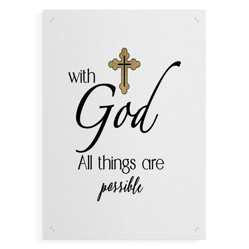All All possible possible - impression sur toile seulement - non encadrée, H 18 po x l 12 po