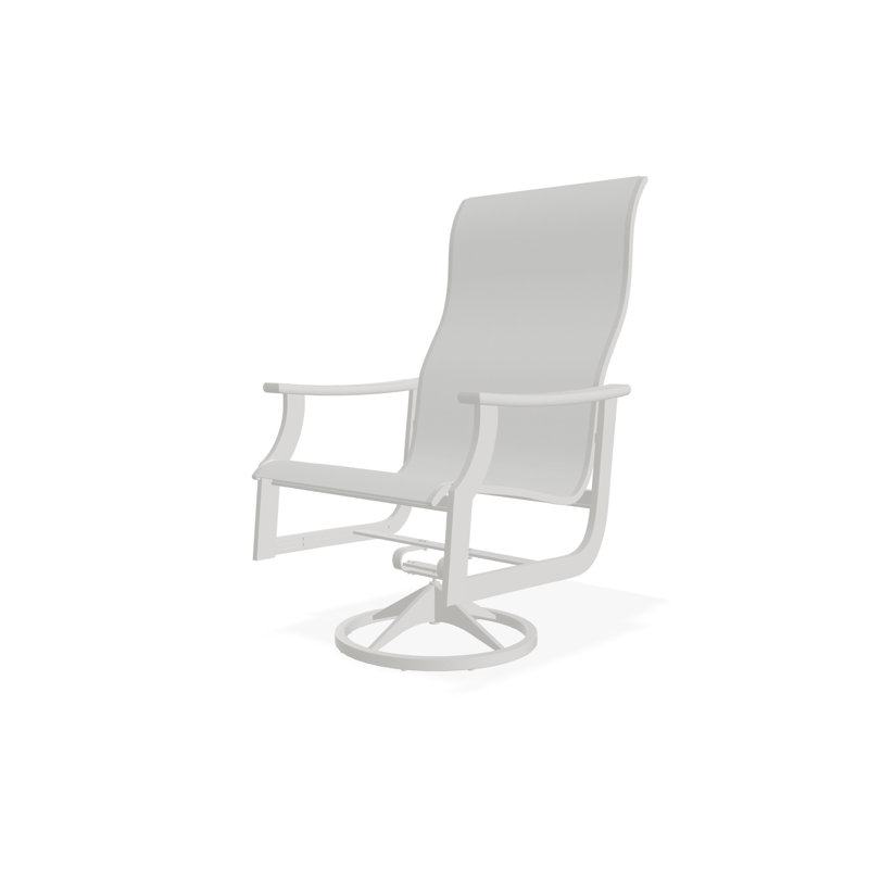 St. Catherine Polymer Outdoor Lounge Chair, Snow, White 6D Sunbrella®