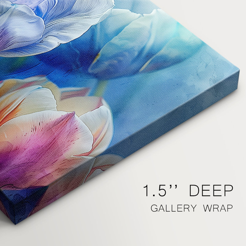 Série Floral-CXIV -Galerie enveloppée Cavas, 40 x 60