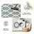 Teal Lattice carpet-easy to clean, machine-washable, soft and comfortable; suitable for door mats, kitchens, living rooms, bedrooms, corridors, and laundry areas. Easy to clean, durable carpet for home decoration.-129871133