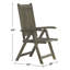 Chaise de patio inclinable