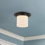 Mineral 8-in Brass Flush Mount-431977230-431977231