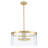 Elonso 5 - Light Glass Kitchen Island Pendant Light