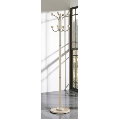 Senesca Solid Wood 8 - Hook Coat Rack