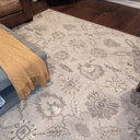 Charlton Home® Sneyd Park Hand Tufted Wool Floral Rug & Reviews | Wayfair