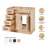 Osoria 36'' Solid Wood Single Bathroom Vanity Base Only, Right Offset Base Cabinet without Top-108808692