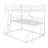 Triple Bunk Bed With Long And Short Ladder-453432319