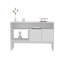 Console H 31,8 po, avec 2 portes et 3 tablettes, blanc-1205320277