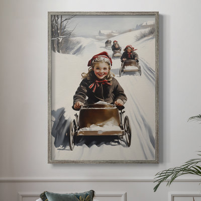 Christmas Holiday Art -Series 2-CCLIII Framed Print - Solid Wood