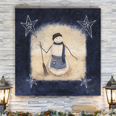 " Snow Woman Blue "