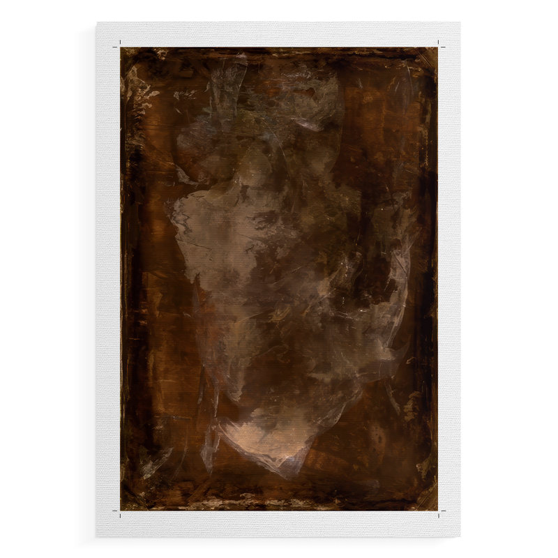 Acier rouillé I - Impression sur toile seulement - NON-CADRE, H 18 po x l 12 po