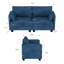 Canapé 74,27 po, canapé confortable 2 places, design moderne Mid-Century-973350847