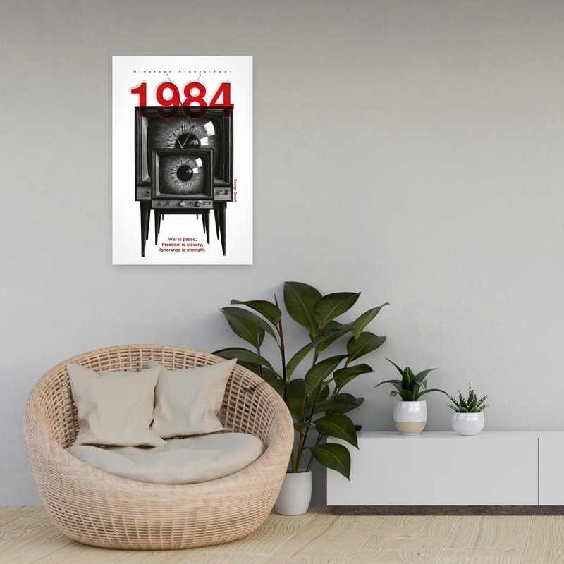 Contemporary Art Bold Classic Retro Wall Art by Daniel Donocik - Wrapped Canvas Print, 60.96 cm H x 40.64 cm W