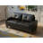 Ritter Modular Black Sofa Faux Leather-147430091