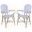 Wilburg 2 - Person Wicker Patio Dining Set with Round Table-1047870515
