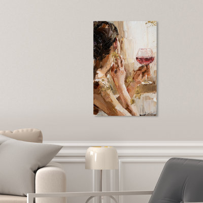 Pondering Gilded - Painting on Canvas