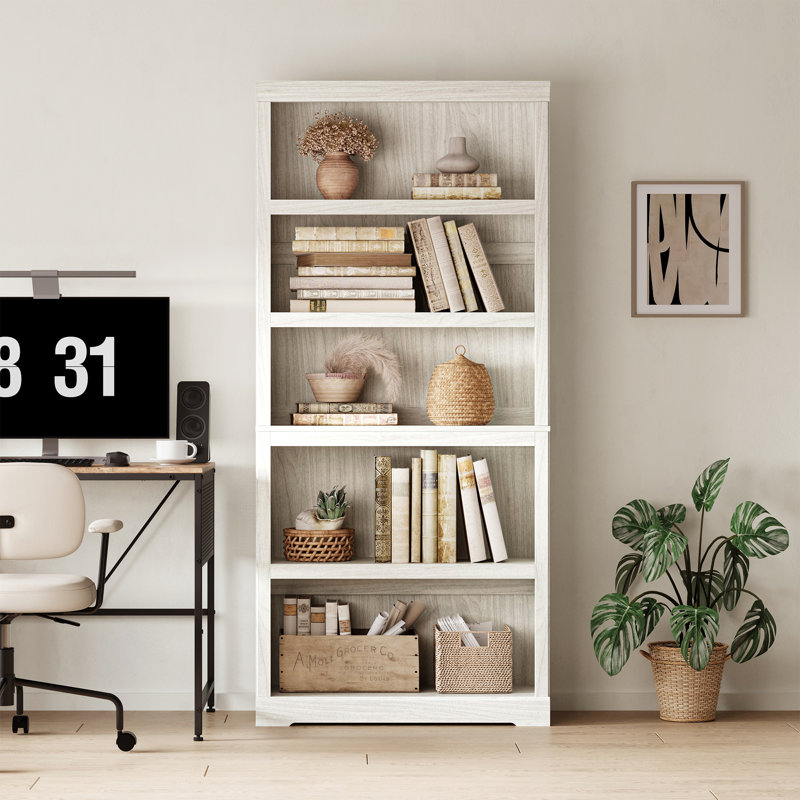 Patrick Bookcase, Washed Gray