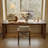Tan Rectangular Solid Wood desk-109514488