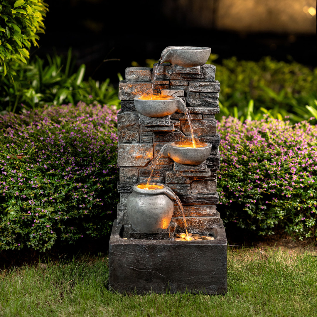 Weather Resistant Cascade Fountain