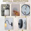 Applique murale à pile 1 lumière W6 de style Mid-Century noir à pile avec abat-jour en tissu beige à intensité variable et à intensité variable rechargeable