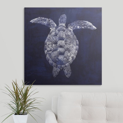 « i », reproduction d’impression dépilée Sea Turtle Shadow