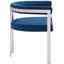 Fauteuil en velours Marcello Kenlea-2141634413