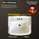 Los Flexi 23" x 19" Rectangular Pedestal Sink with overflow, 3 Faucet Holes at 4" Centers