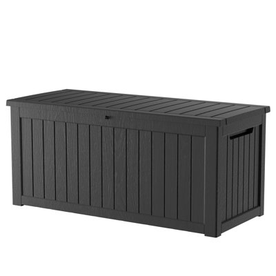 Emperic Design 230 Gallons Water Resistant Resin Lockable Deck Box by Emperic Design