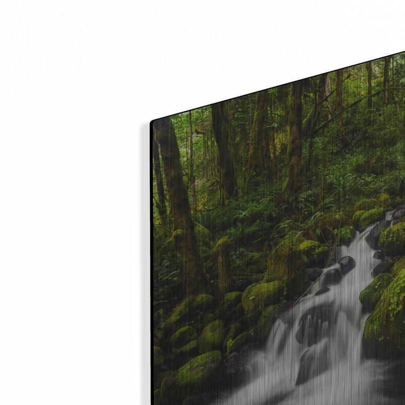 «Moment In Nature» par Natalie Mikaels, art mural en métal, H 12 po x l 16 po