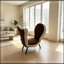 Chaise longue rembourrée pliable avec pieds robustes