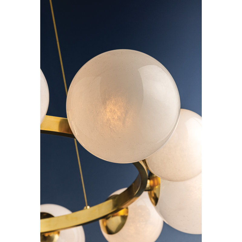 Bains Corner Flush Mount, 11 Lights, 7.75 4" H x.25" W x 40.25" D