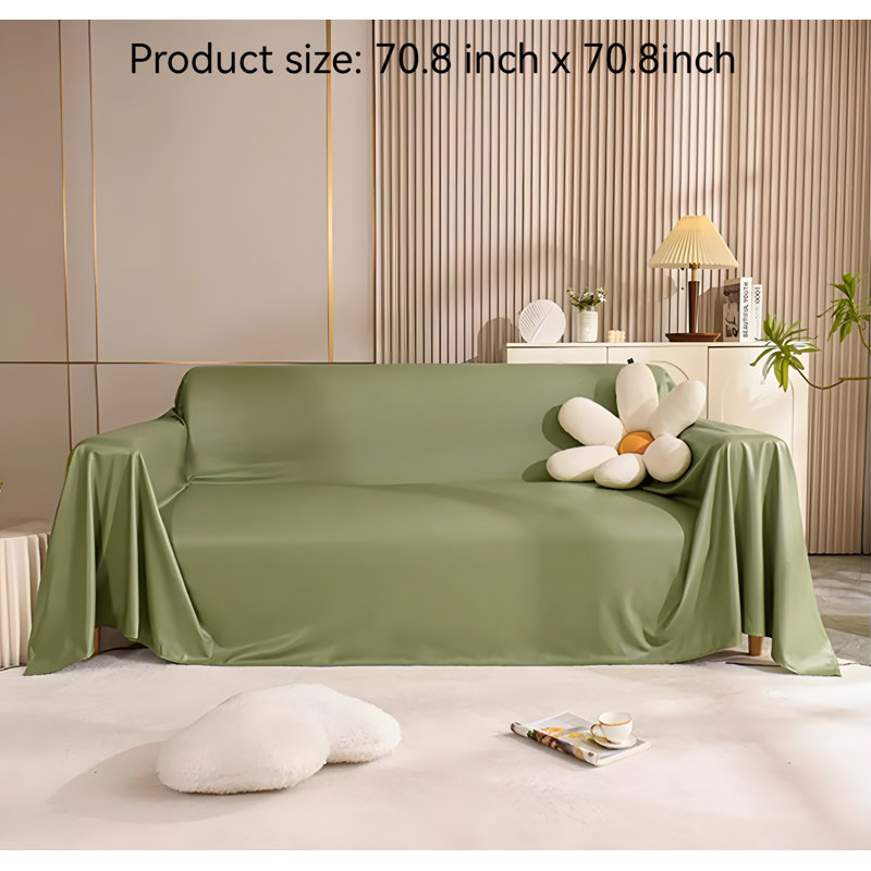 Box Cushion Sofa Slipcover, 70.8" H x 70.8" W