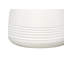 Lighting, H 17 po, lampe de table, céramique crème, abat-jour ivoire / crème, moderne