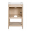 Meuble-lavabo de 20 po avec lavabo en céramique et tablette inférieure