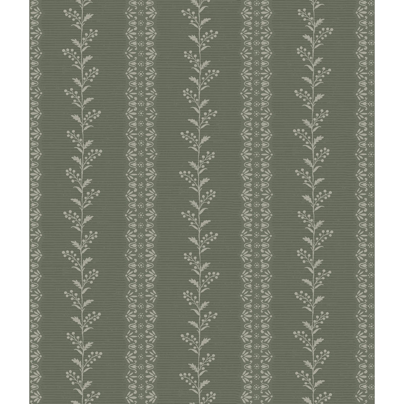 Papier peint Everleigh, Vert