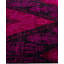 Overdyed Hand-Knotted Wool Modern-Contemporary Purple Area Rug 4' 0" x 6' 4"