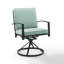 Chaise de patio pivotante avec coussin Halles-1381035493