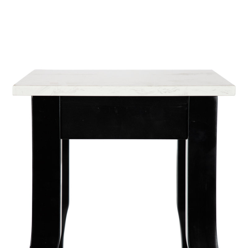 Danby End Table, Black, Black