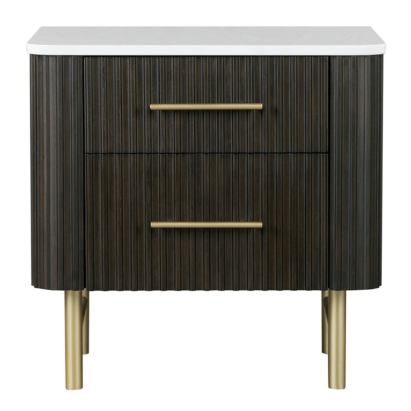 Clayten Nightstand W/Marble Top