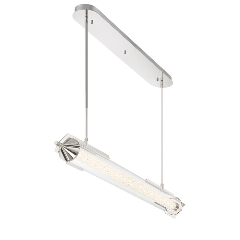 Espada 1 Light Chandelier, Polished Nickel