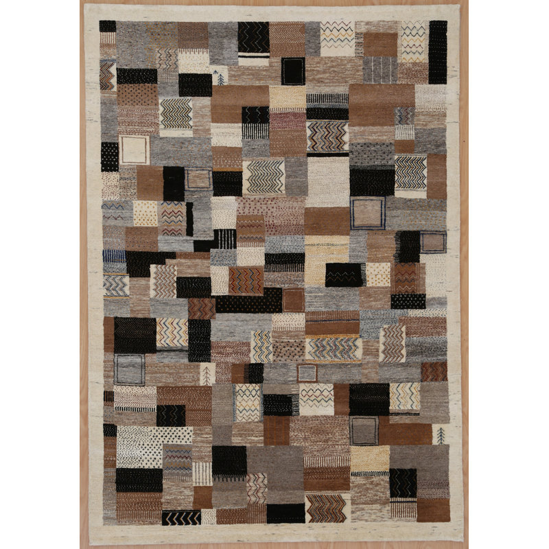 Chisdock Geometric Hand Woven Area Rug, Rectangle 140 x 200cm